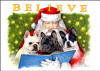 French Bulldog Xmas Card