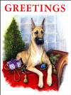 Great Dane Xmas Cards